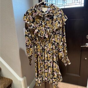 Madeline Multicolor Floral Button-Up Blouse